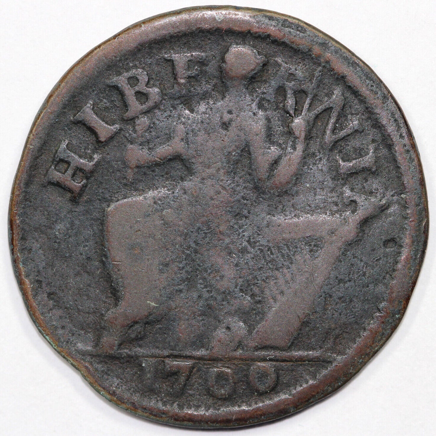 1760 "1700" N-6 Voce Populi Colonial Copper Coin