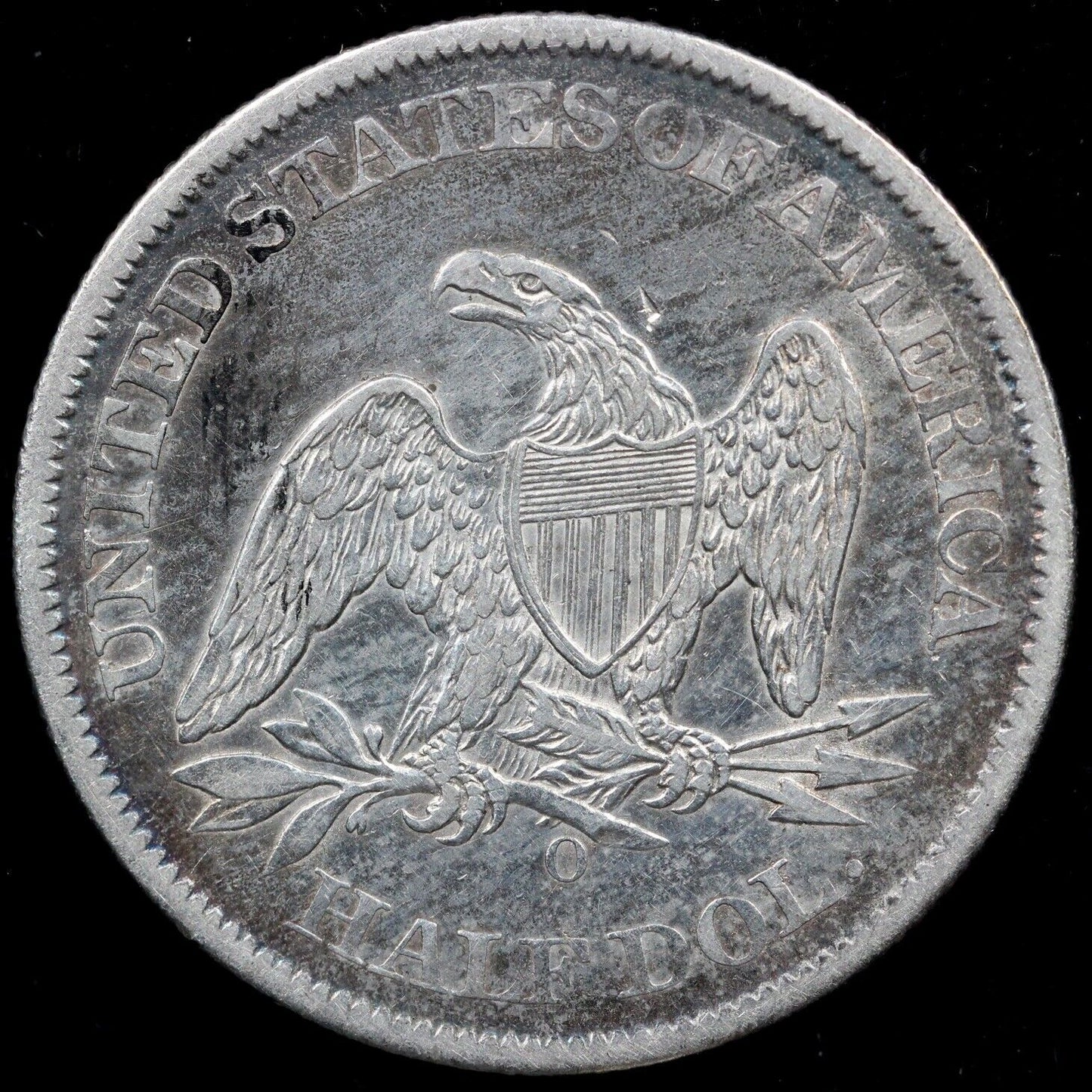 1860-O Seated Liberty Half Dollar