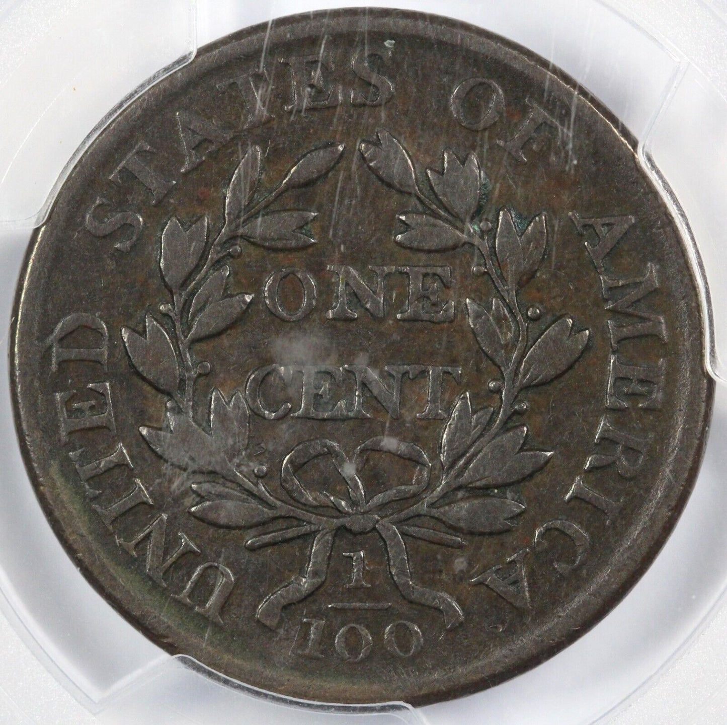 1803 1c S-259 Ghost 3 Small Date Large Frac Draped Bust Large Cent PCGS VF 20