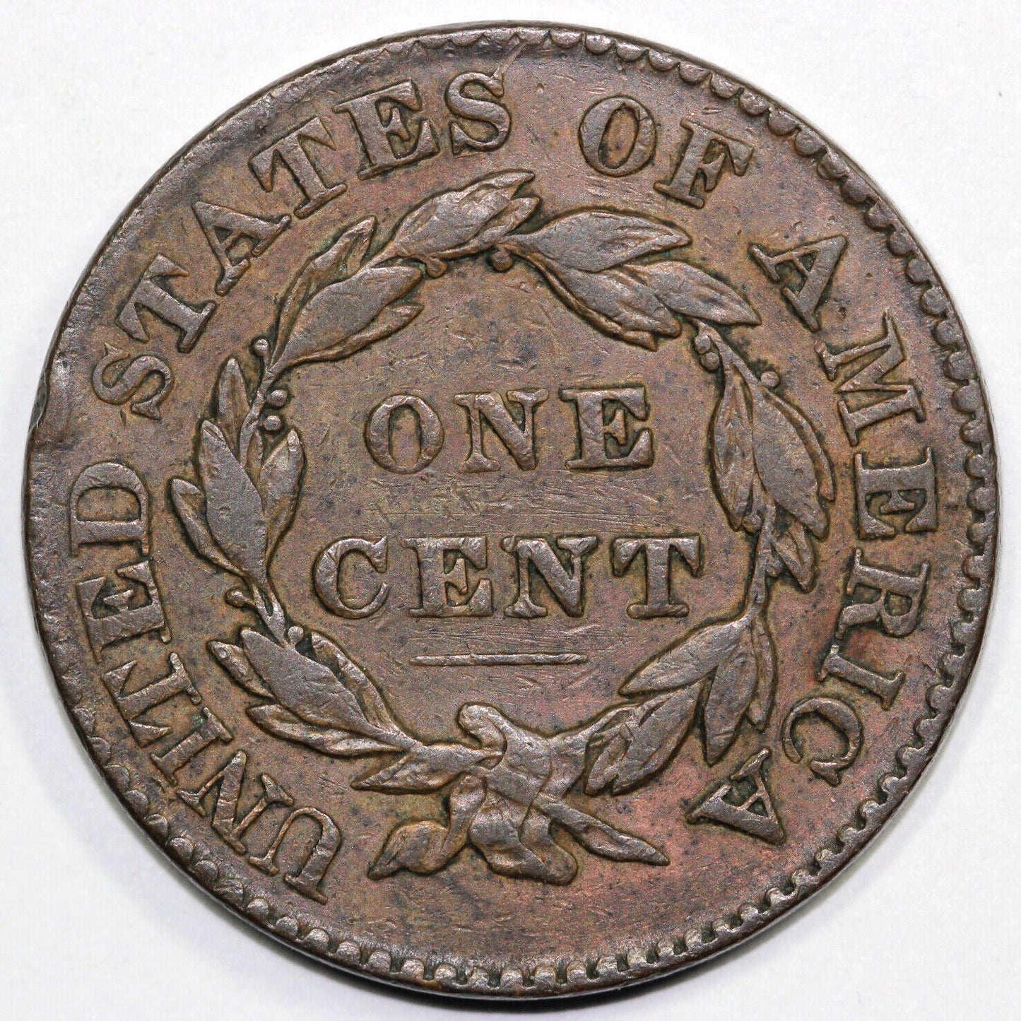 1828 1c Coronet or Matron Head Large Cent *Small Wide Date*
