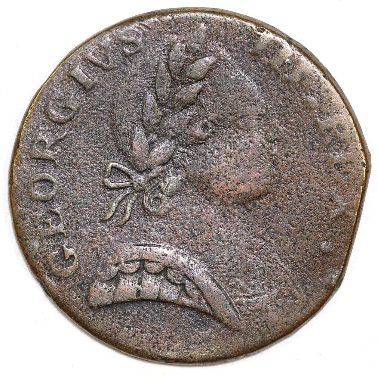 1778 1c Vlack 11-78A Machins Mills Colonial Copper Coin