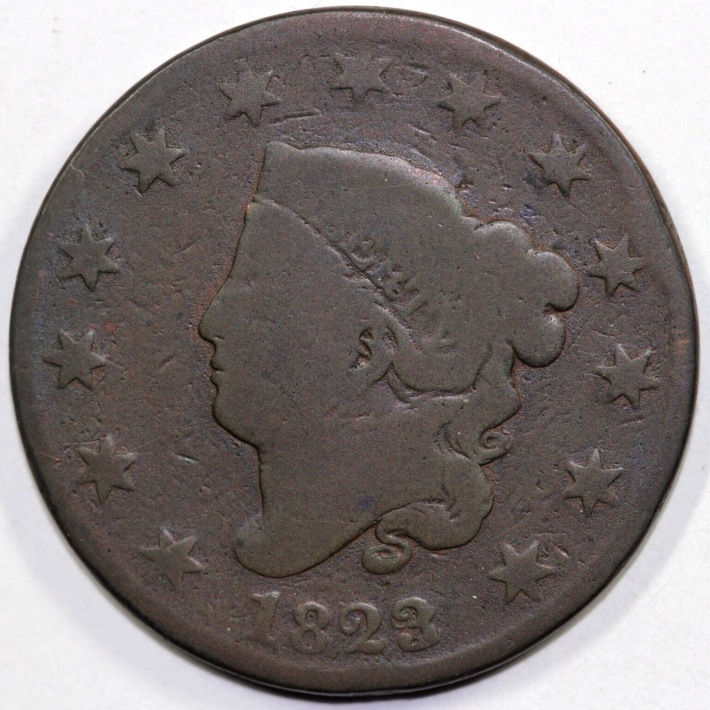 1823/2 1c N-1 Matron Head Large Cent