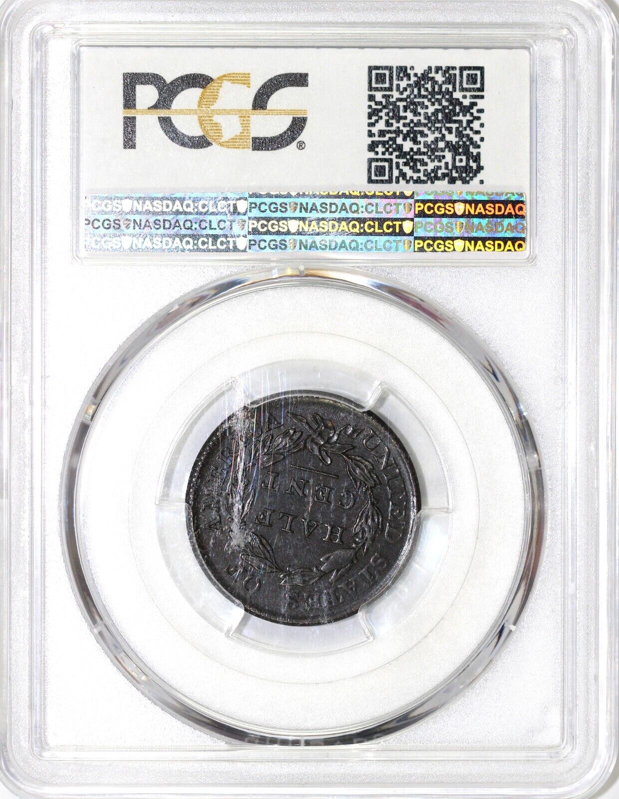 1809 1/2c C-6 Classic Head Half Cent PCGS AU 53