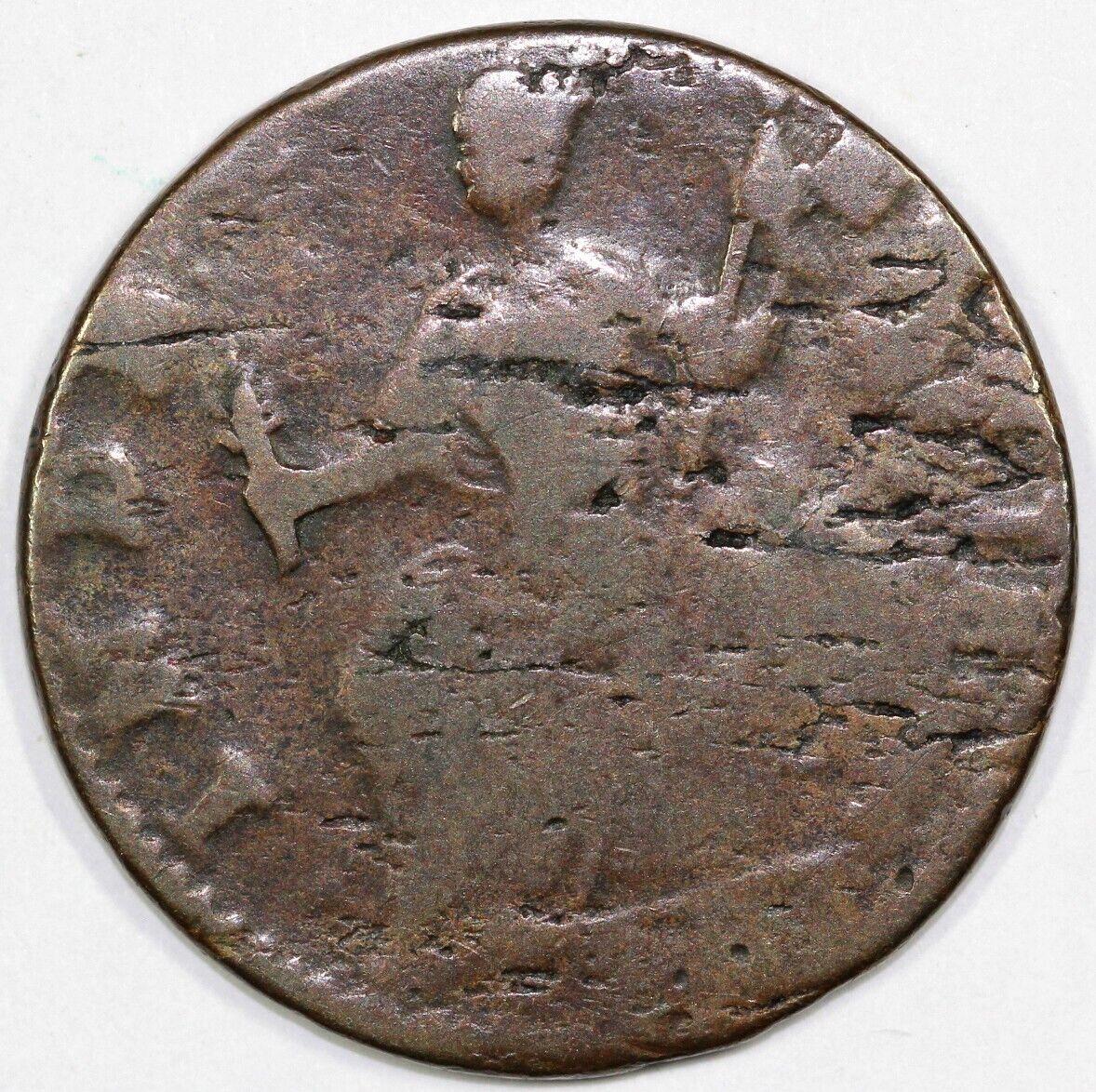 1786 Mailed Bust Left M-4.1-G Connecticut Colonial Copper Coin