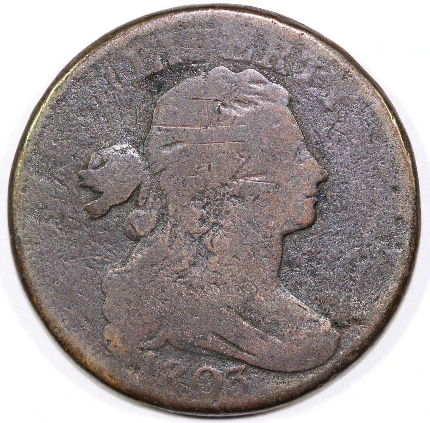 1803 1c Draped Bust Large Cent