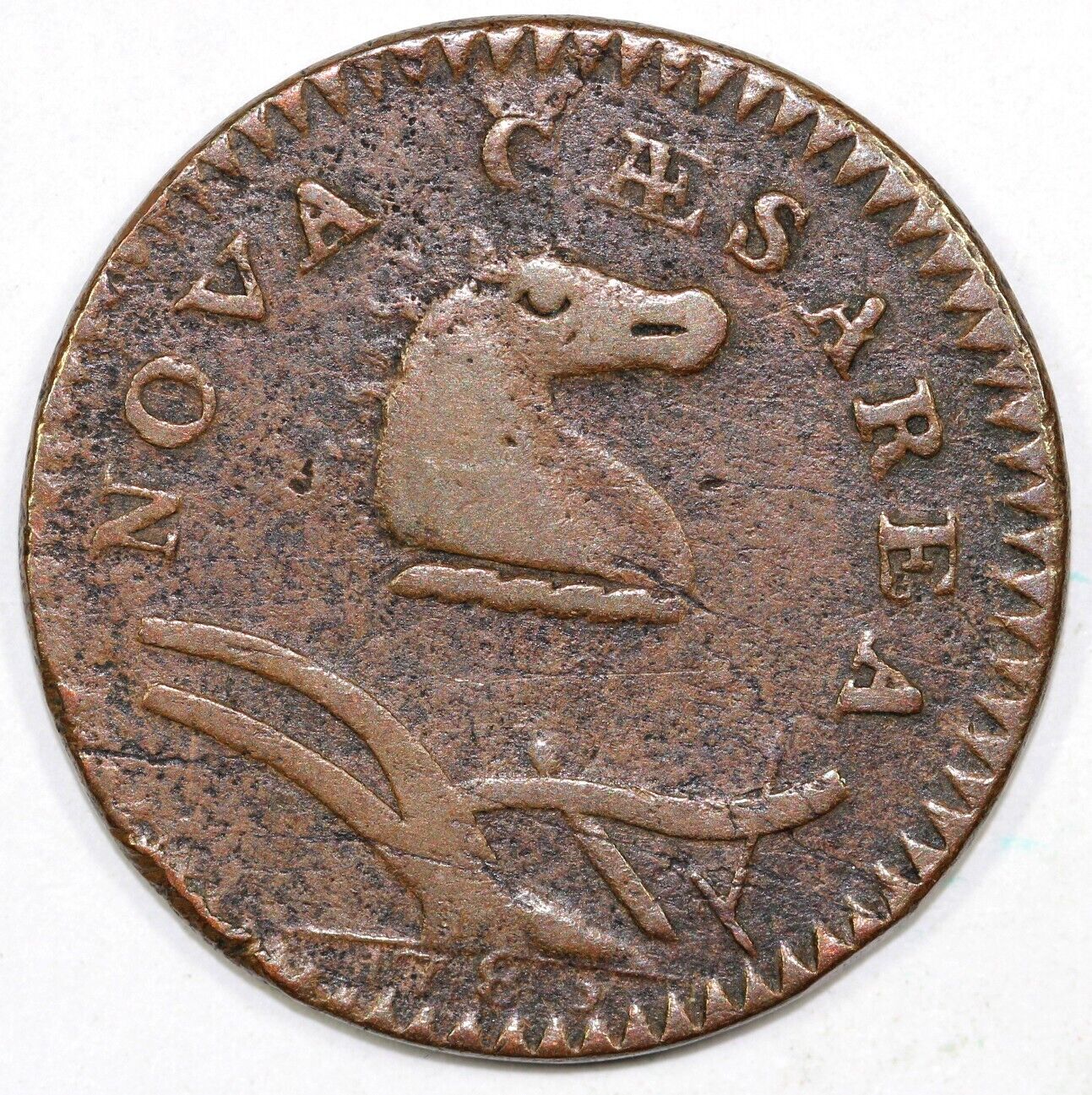 1786 M.23-R New Jersey Colonial Copper Coin