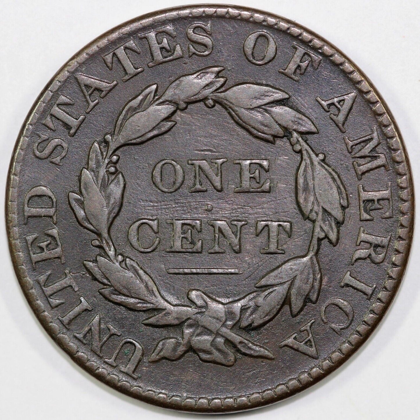 1827 1c Matron Head Large Cent