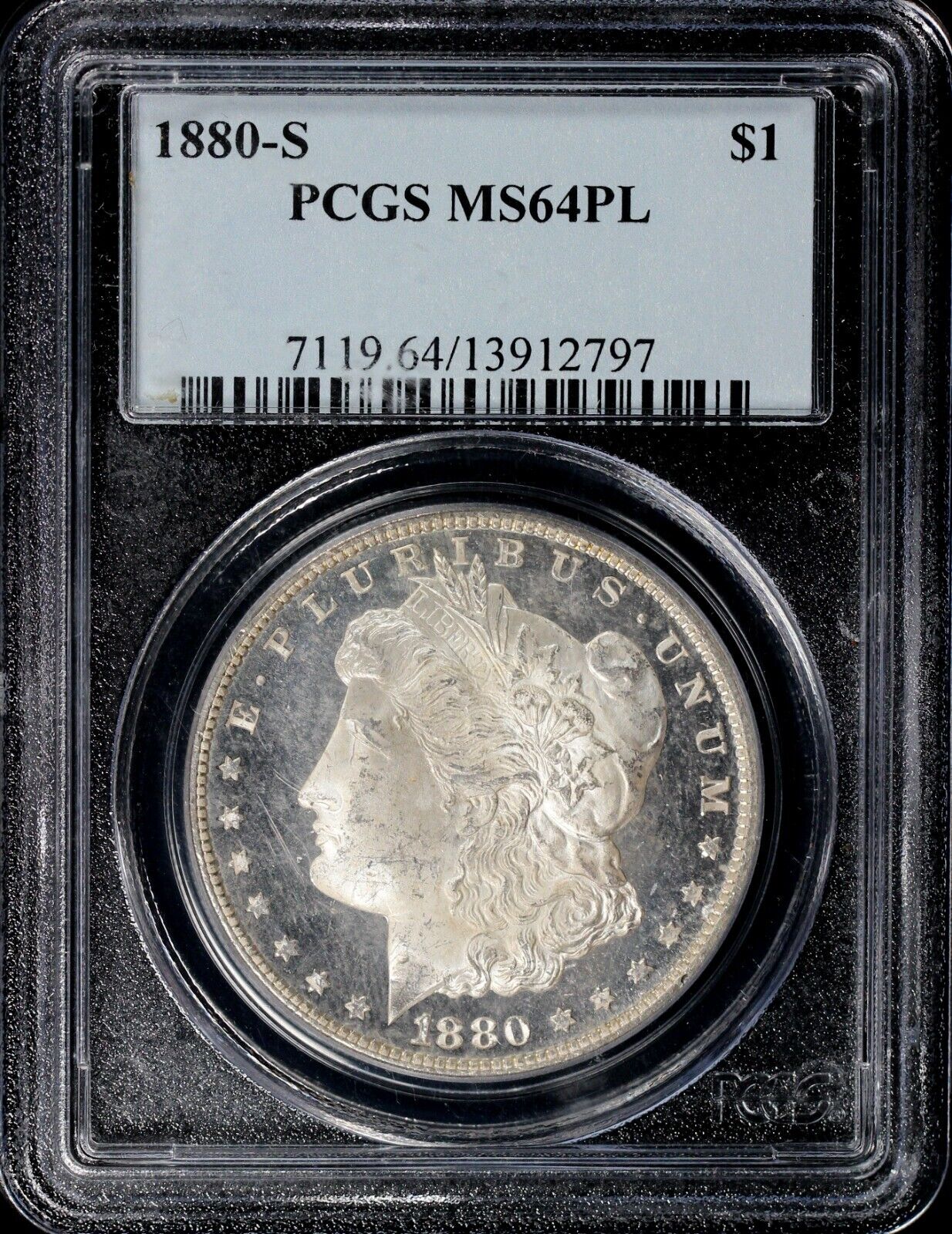 1880-S $1 Morgan Dollar PCGS MS 64 PL