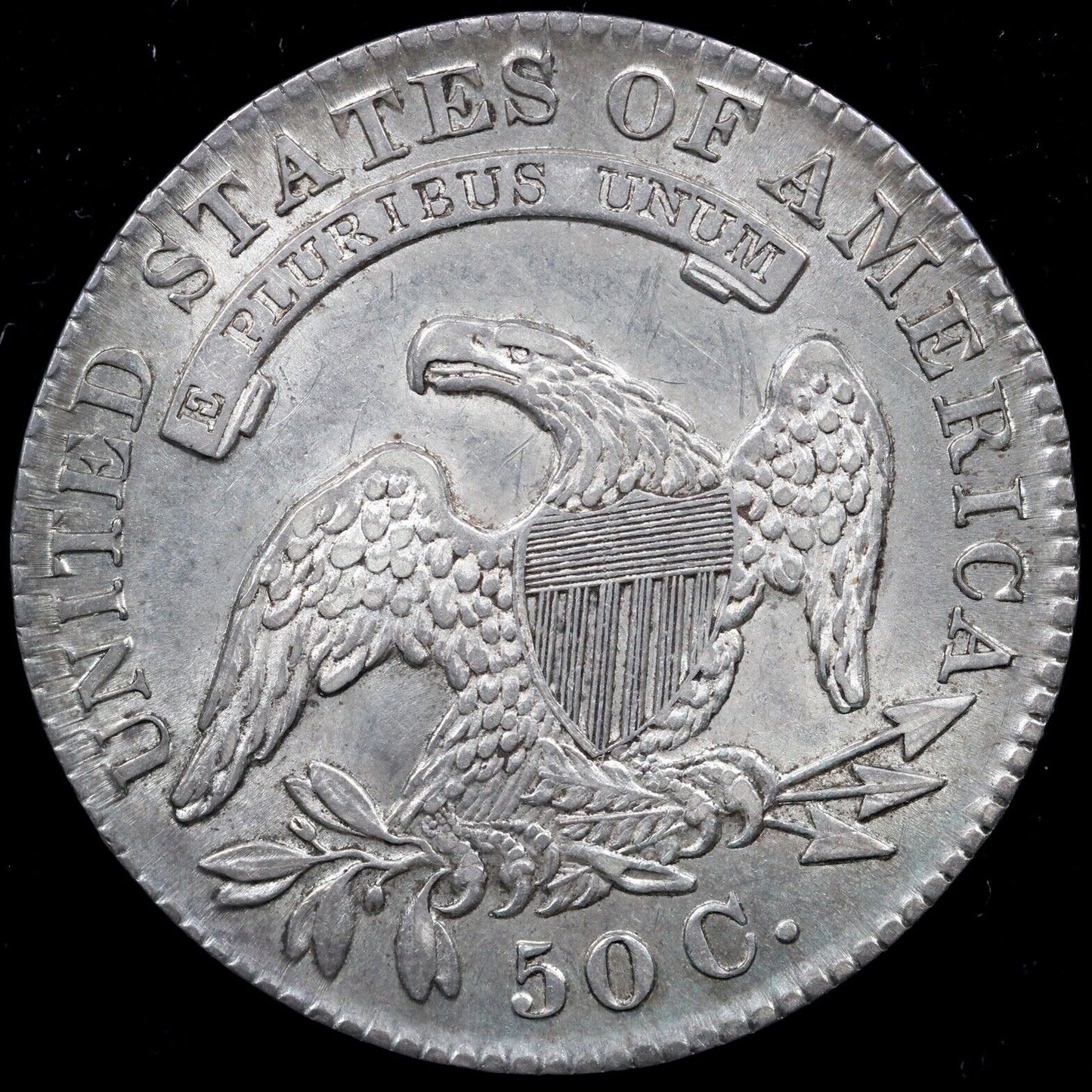 1830 50c O-101 Capped Bust Half Dollar