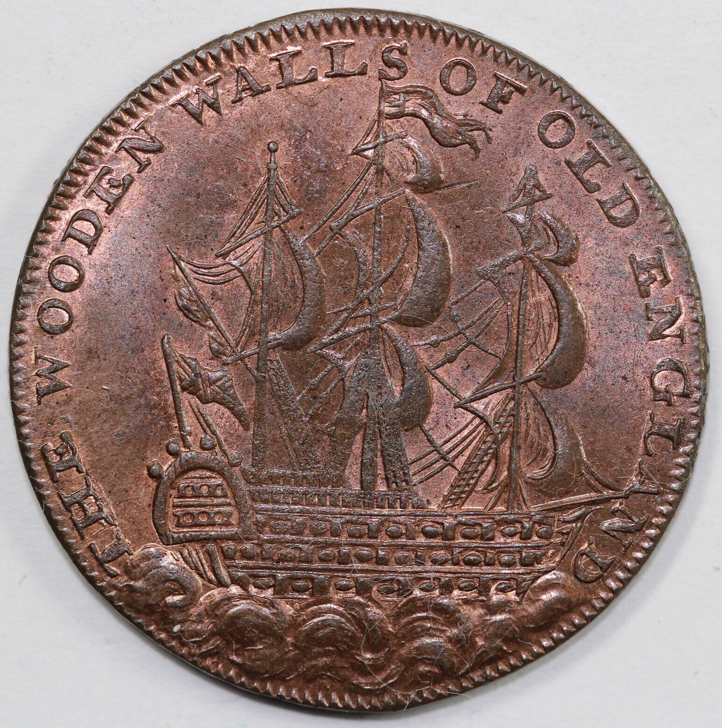 1795 1/2p D&H-985a Duke of York Middlesex Conder Token