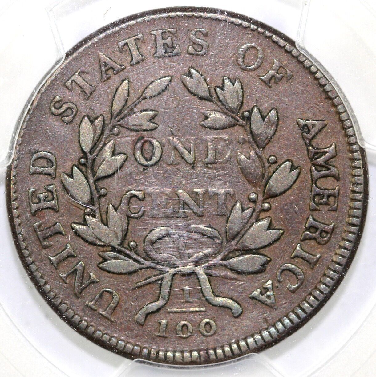 1802 1c Draped Bust Large Cent PCGS VF 35