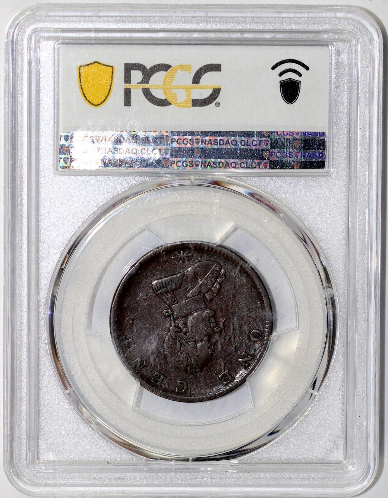 No Date Washington Double Head Colonial Cent PCGS VF 30