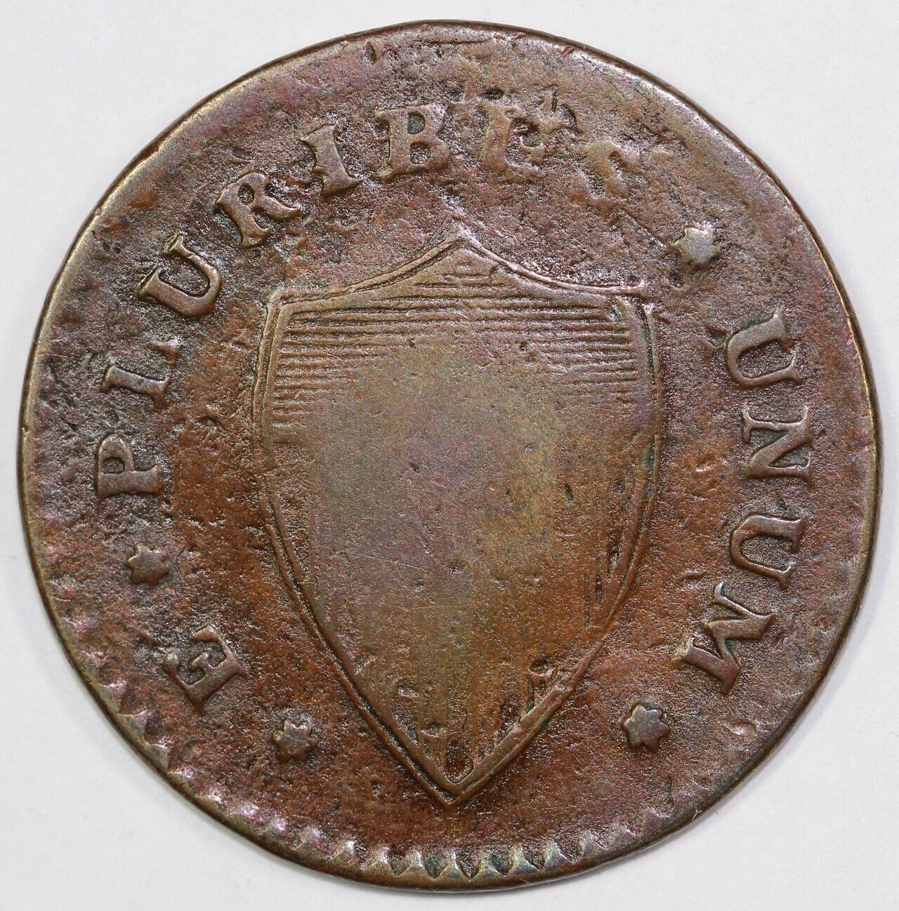 1786 M.17-K New Jersey Colonial Copper Coin
