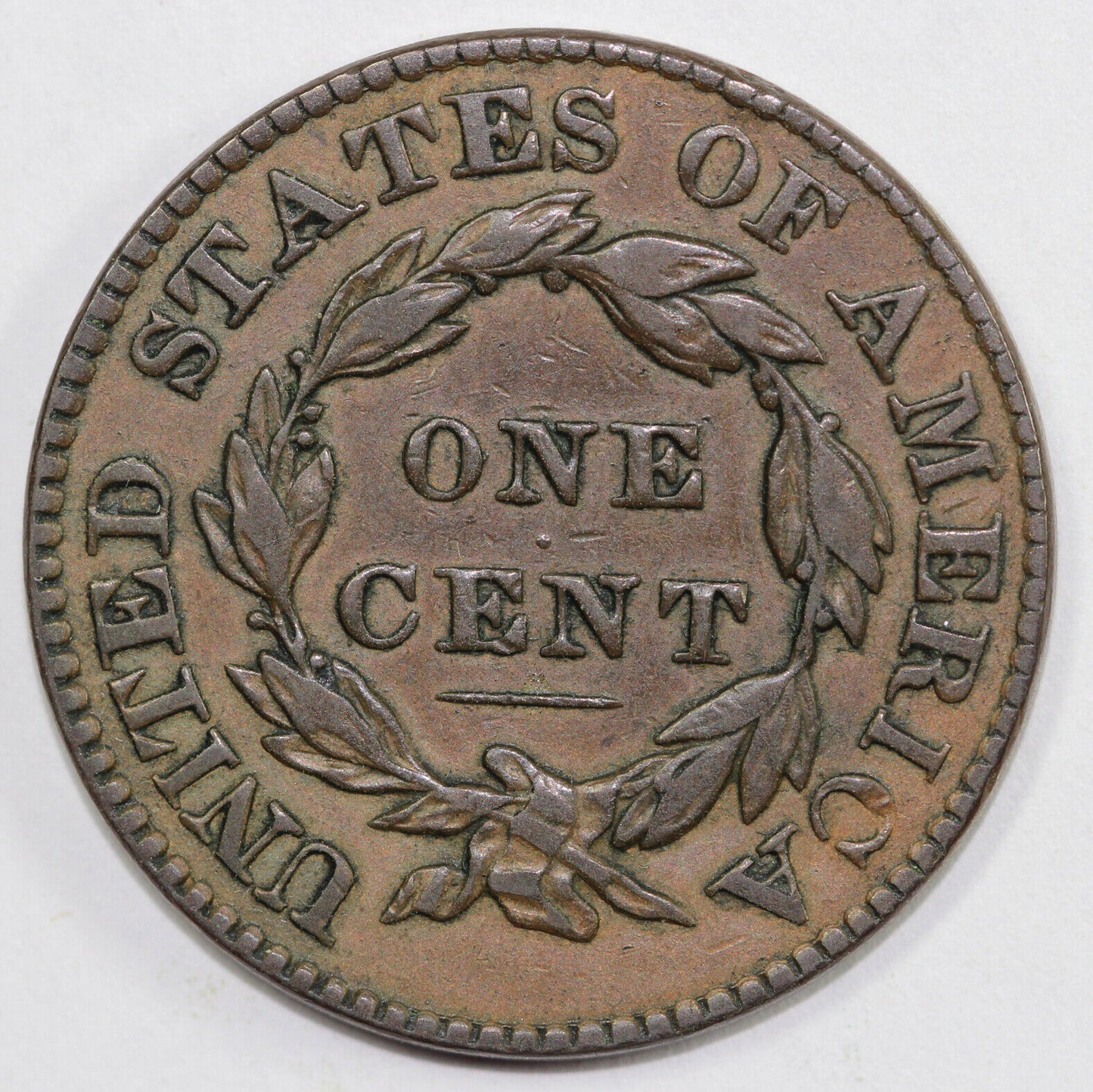 1828 1c N-2 Coronet or Matron Head Large Cent