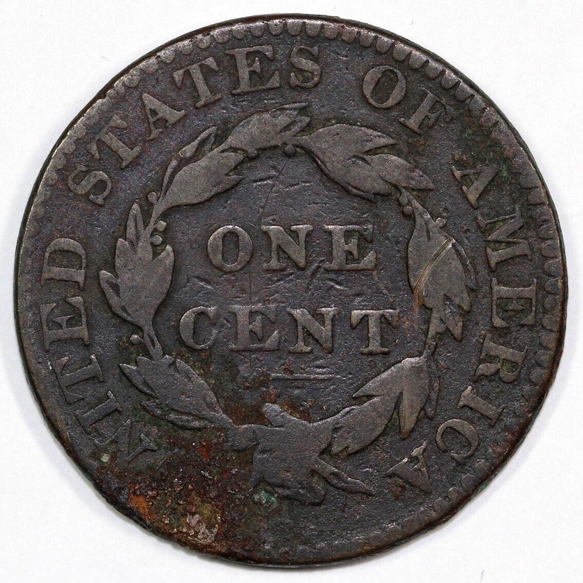 1822 1c N-9 Matron Head Large Cent