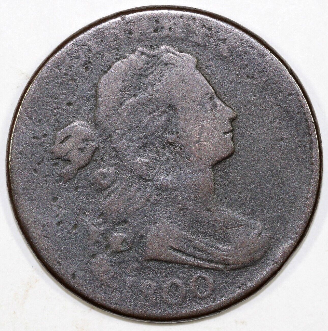 1800 1c S-205 Draped Bust Large Cent