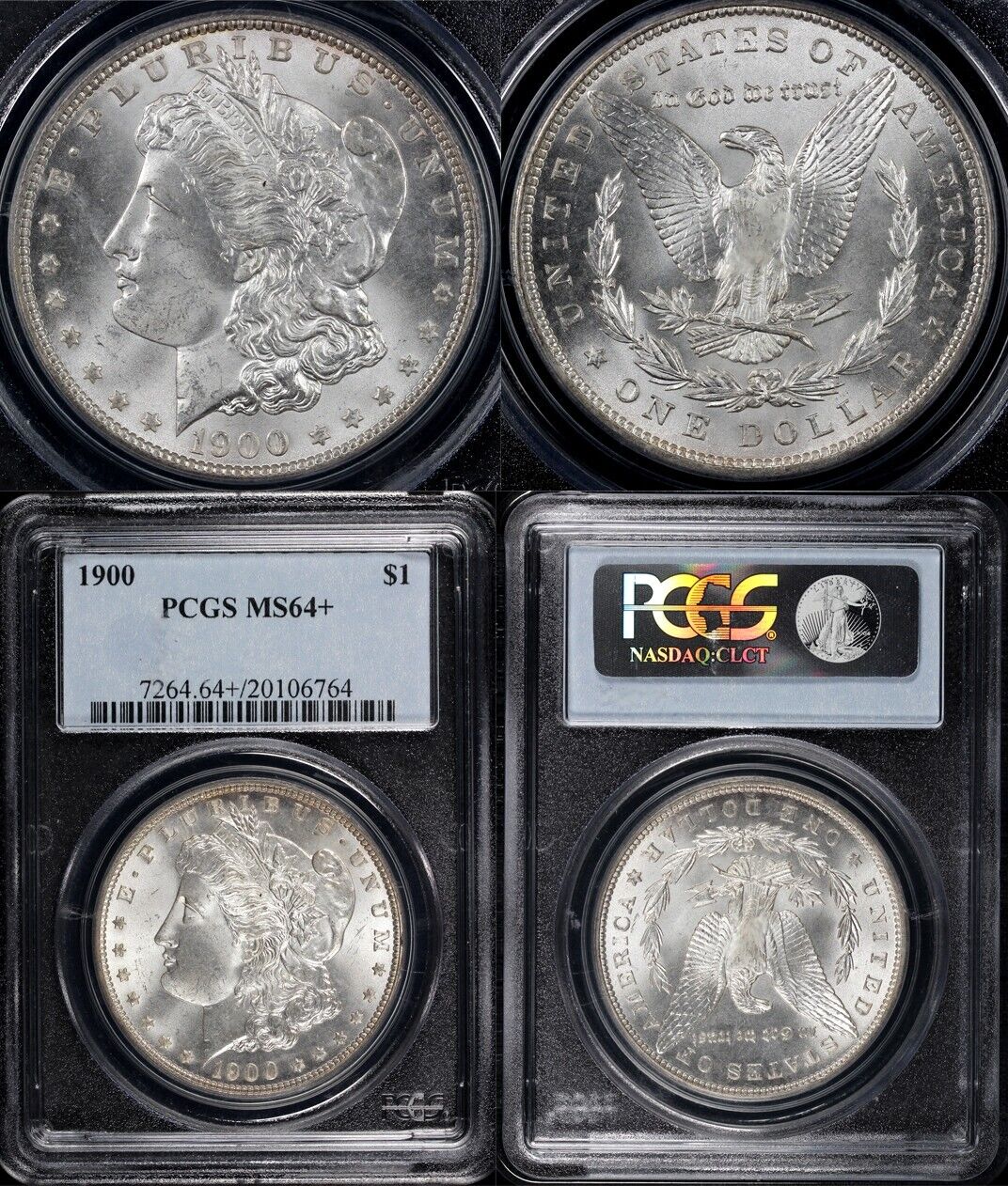 1900 $1 Morgan Dollar PCGS MS 64+