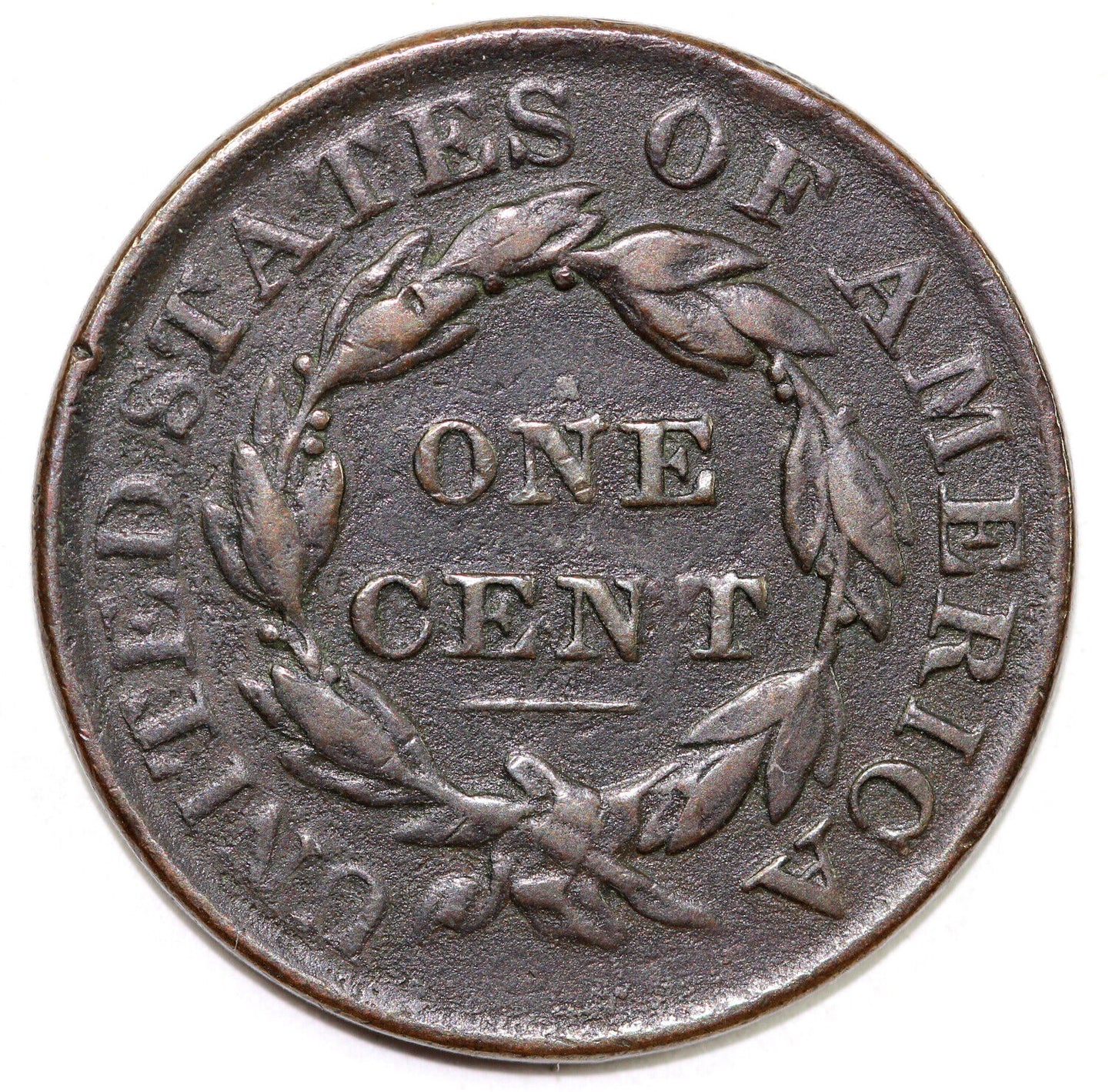 1828 1c N-4 Coronet or Matron Head Large Cent