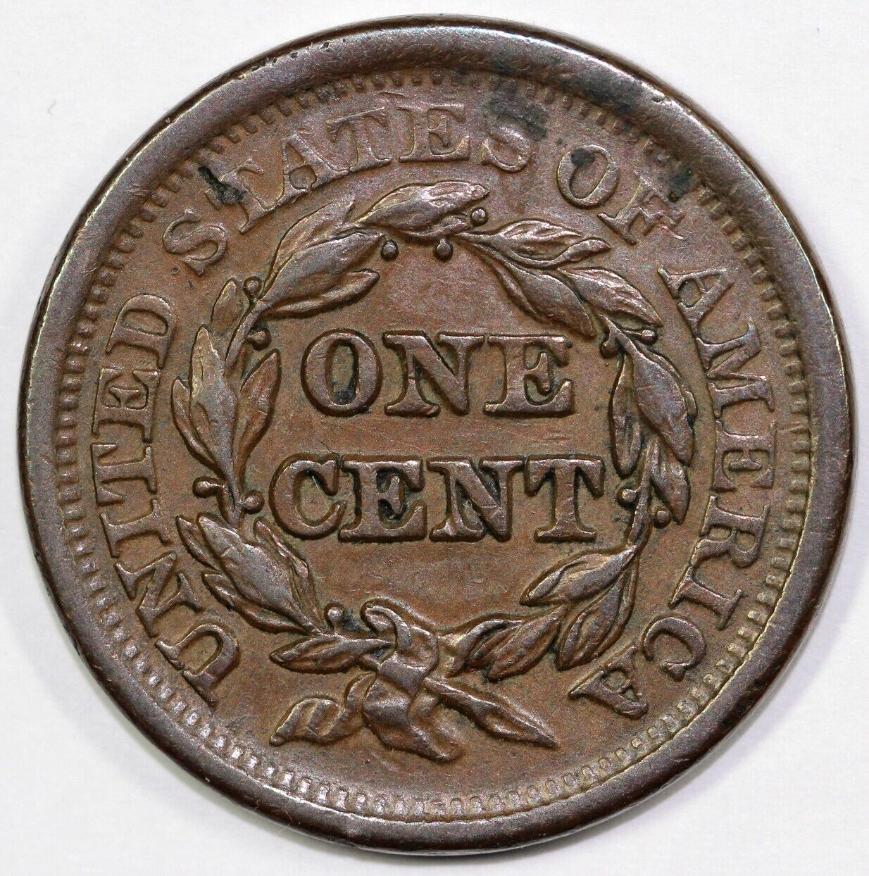 1851 1c Braided Hair Large Cent