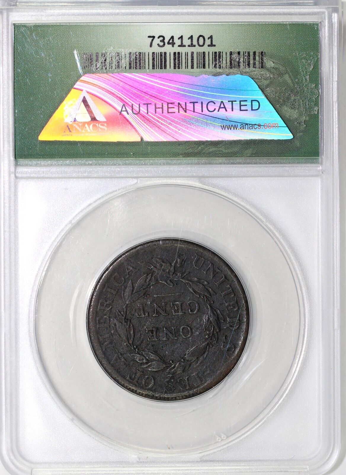 1808 1c S-277 12 Stars Classic Head Large Cent ANACS VG 10 Details Corroded