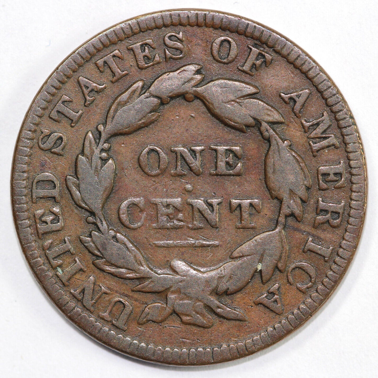 1835 1c N-12 Coronet or Matron Head Large Cent