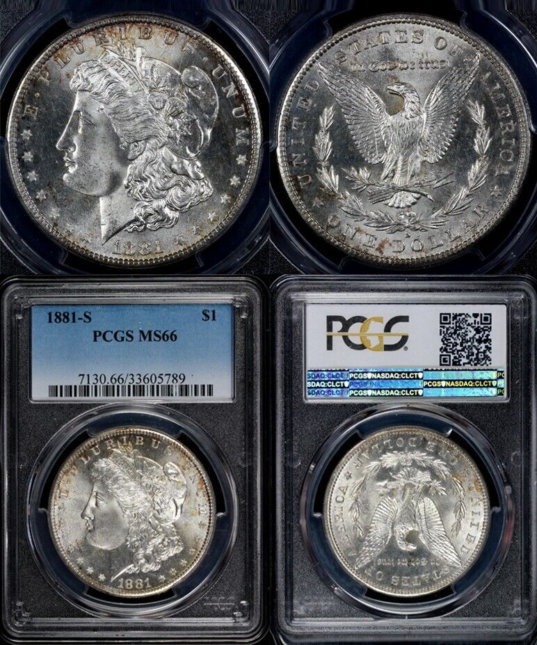 1881-S $1 Morgan Dollar PCGS MS 66