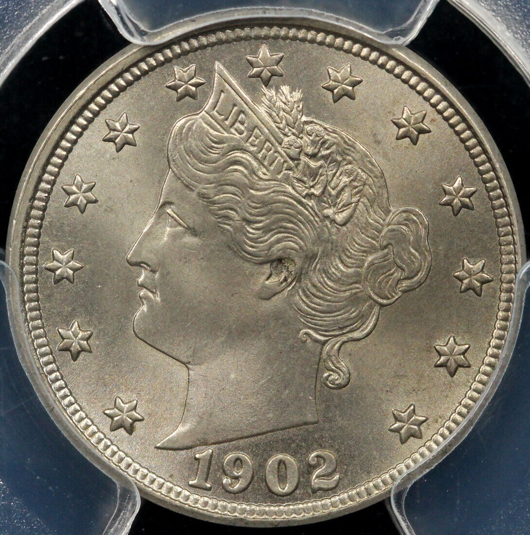 1902 5c Liberty Nickel PCGS MS 66