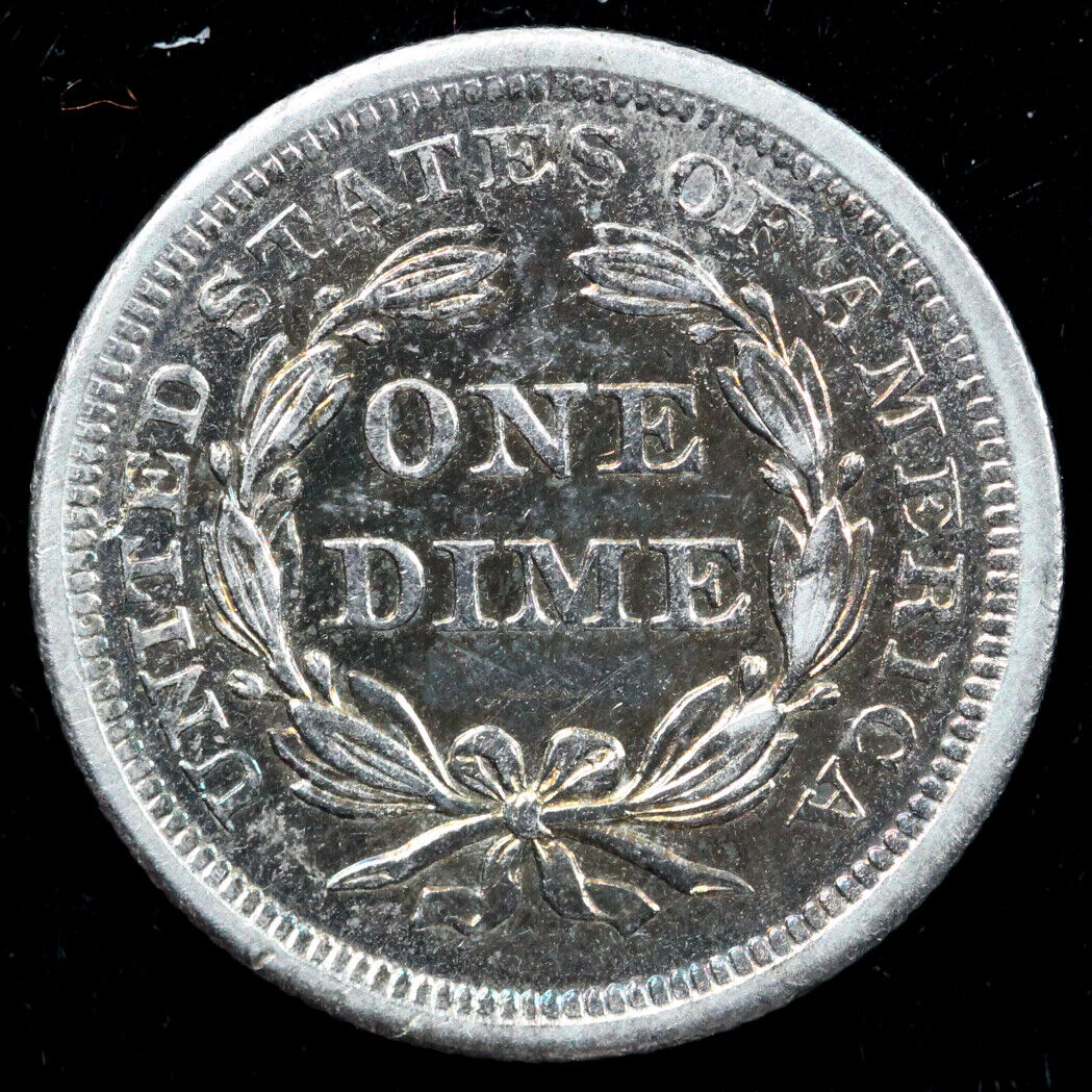1841 10c Seated Liberty Dime *Minor Hairlines*