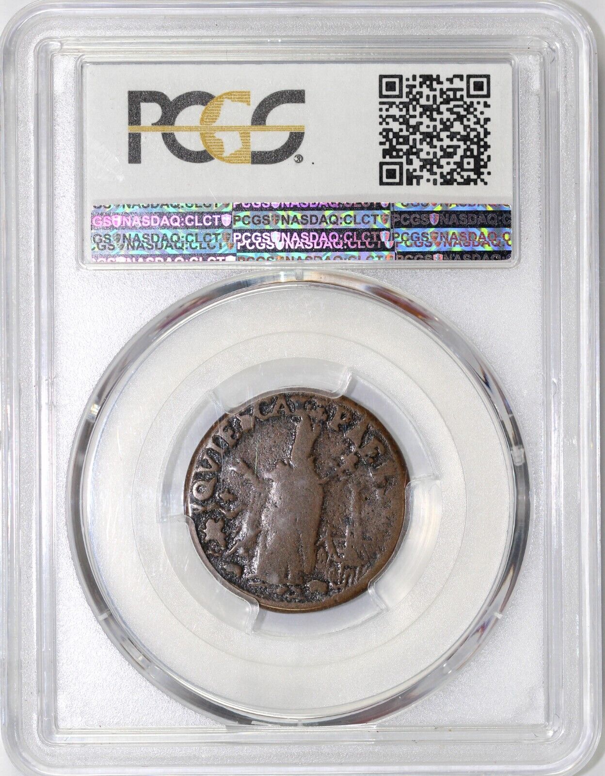 1667-69 New Jersey St. Patrick Farthing Breen 213a Griffee 42-5/5a PCGS F 15