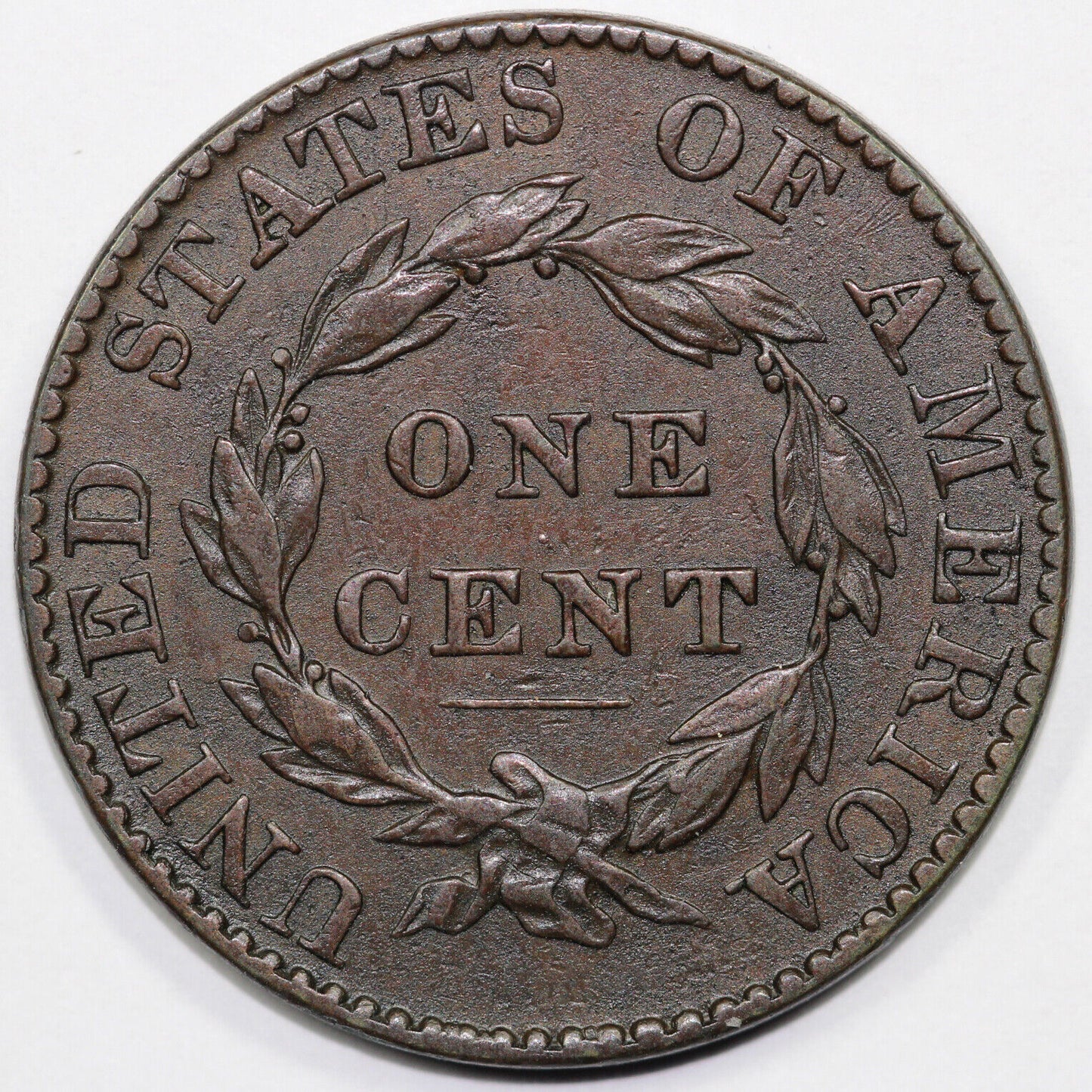 1827 1c N-9 Coronet or Matron Head Large Cent