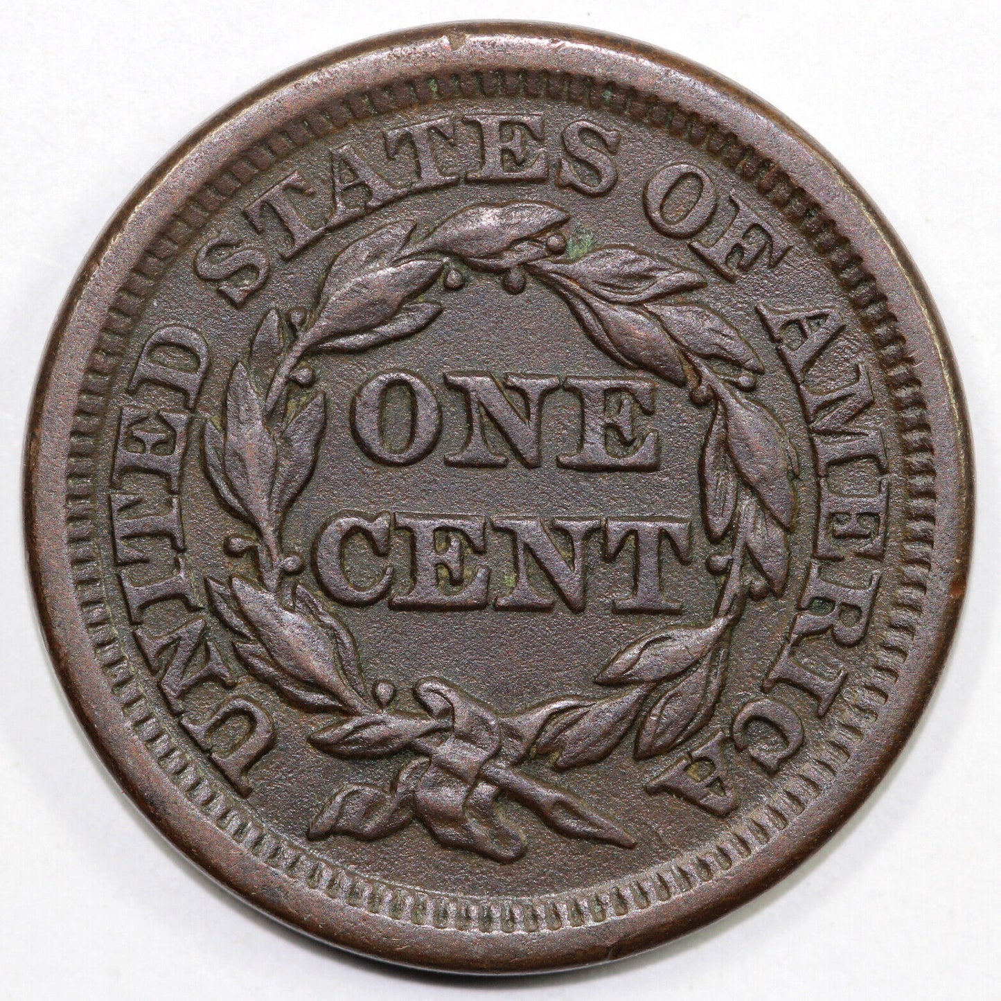 1847 1c N-22 Braided Hair Large Cent
