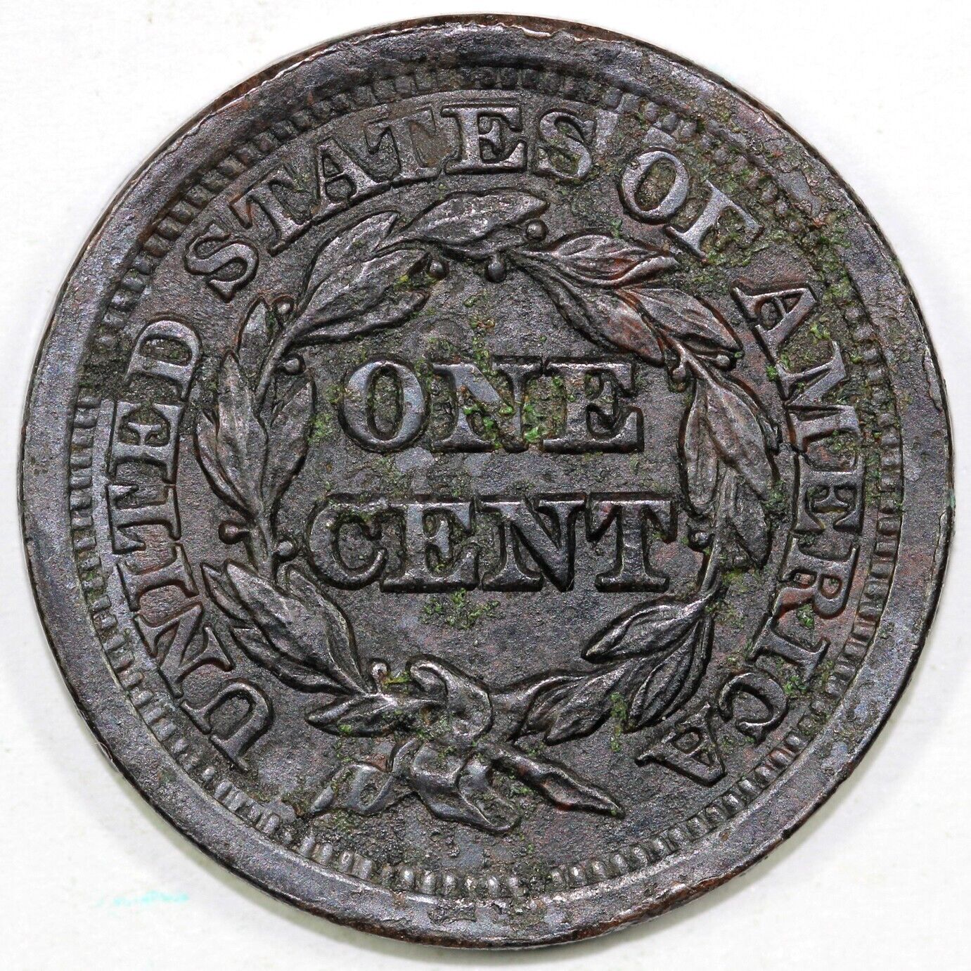 1849 1c N-1 Braided Hair Large Cent