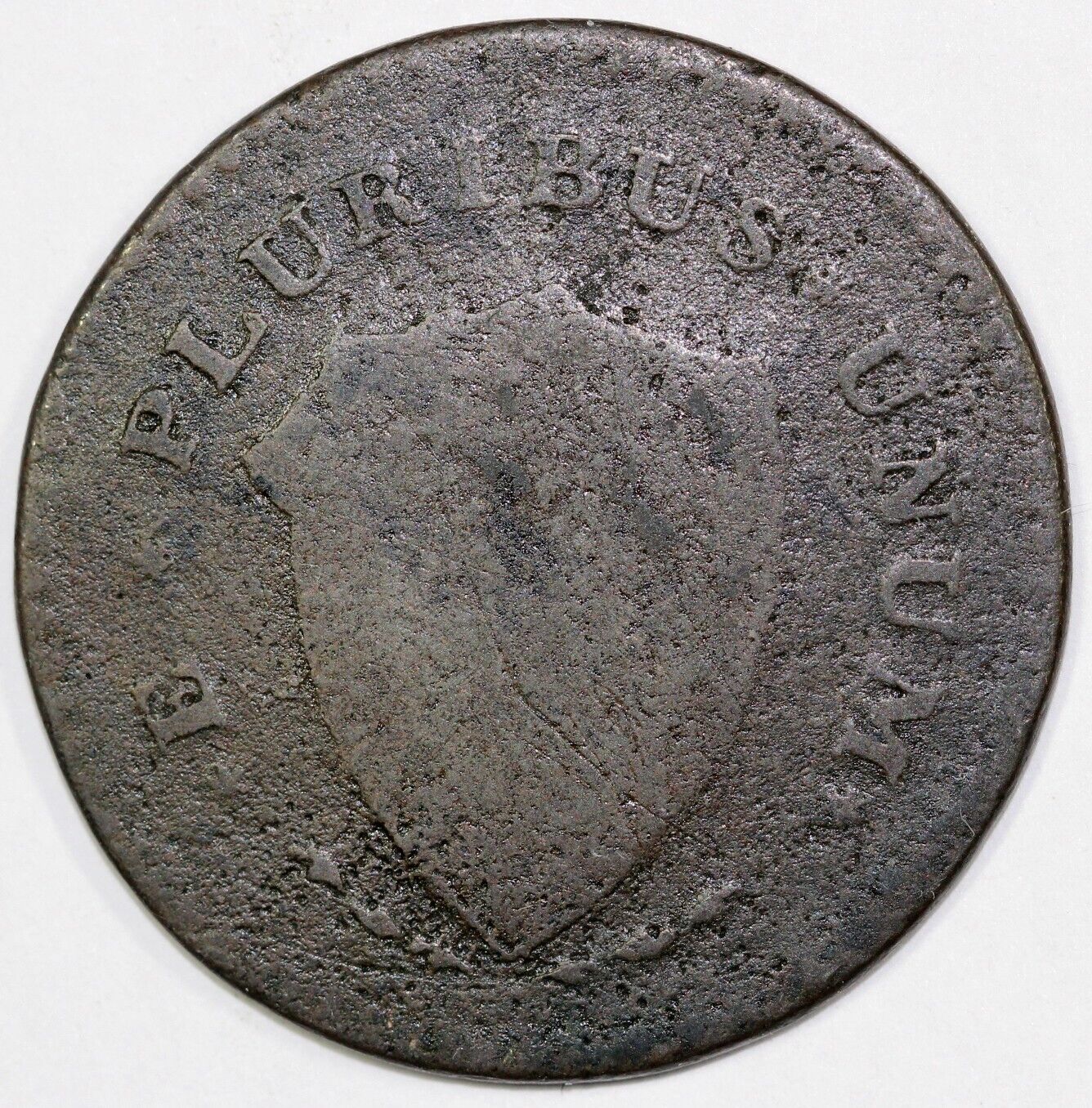1787 M.63-q Large Planchet New Jersey Colonial Copper Coin