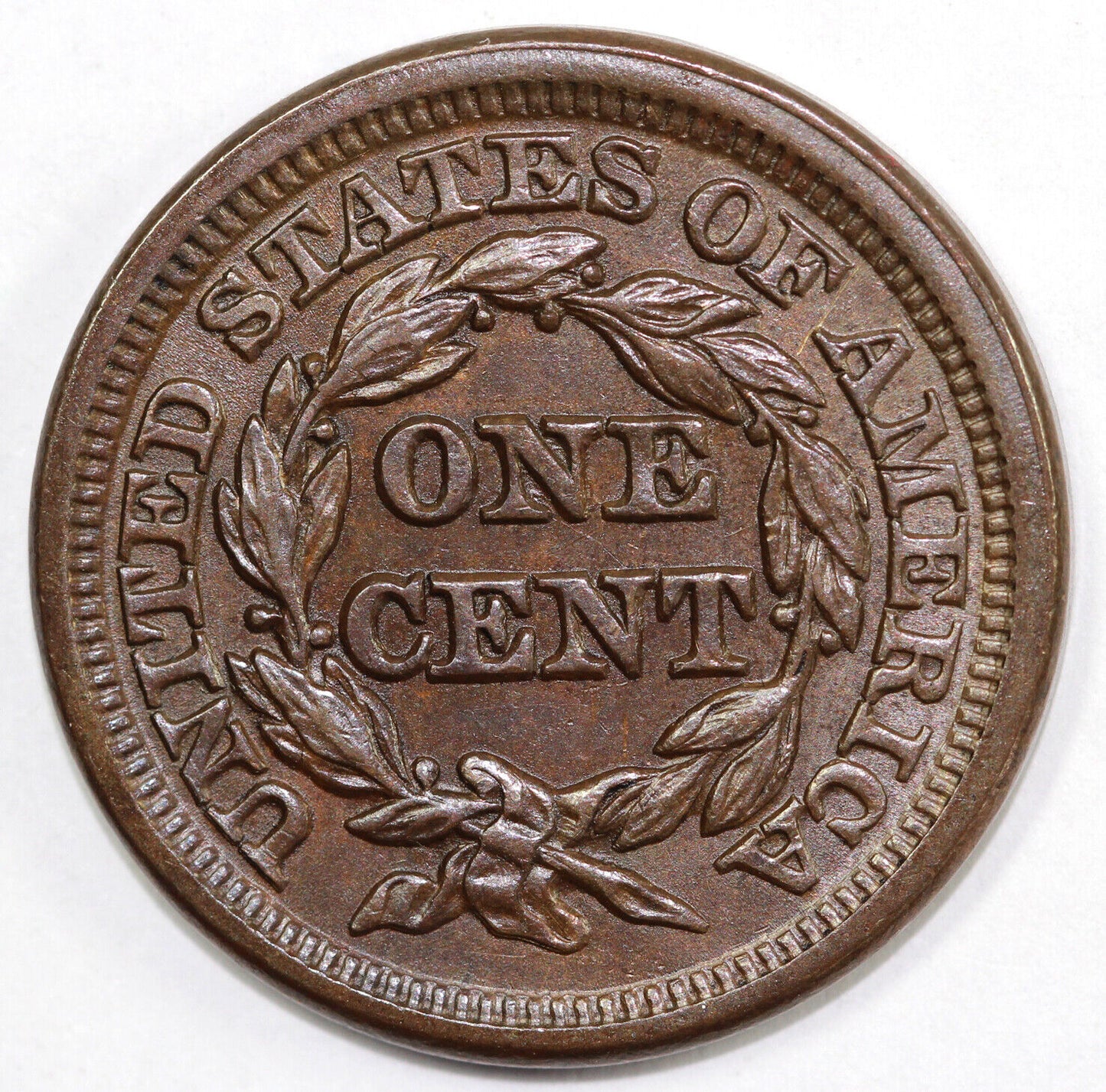 1847 1c N-20 Braided Hair Large Cent