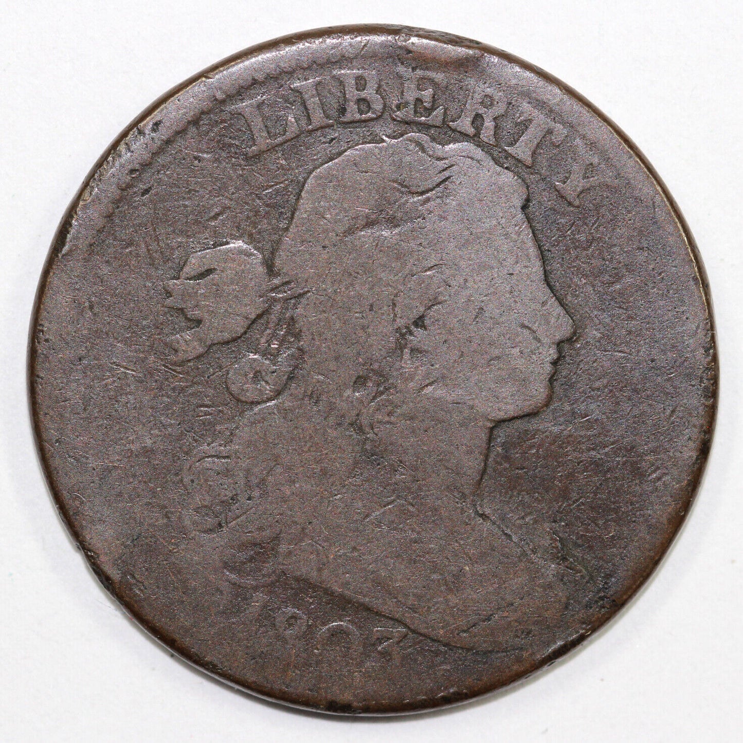 1803 1c S-257 Draped Bust Large Cent