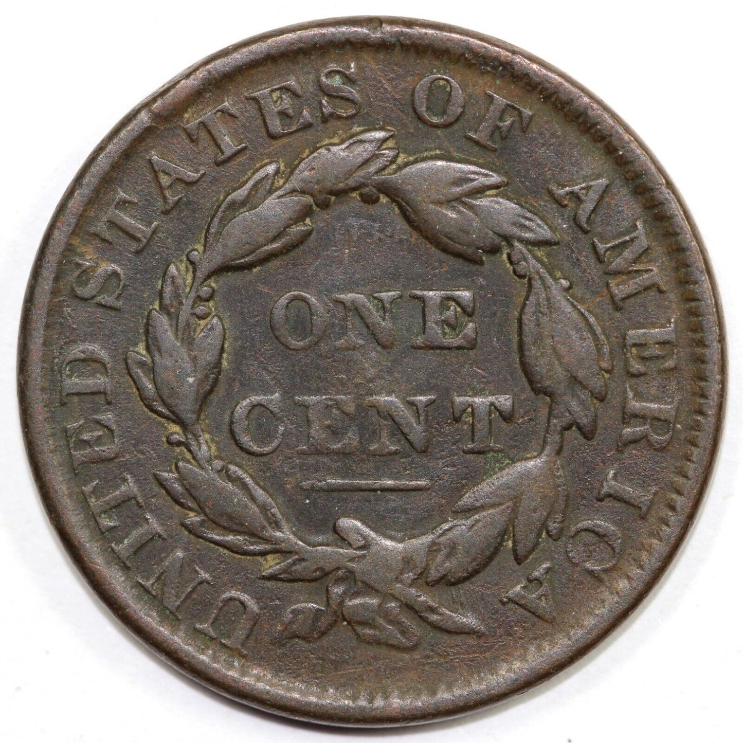1835 1c N-3 Coronet or Matron Head Large Cent