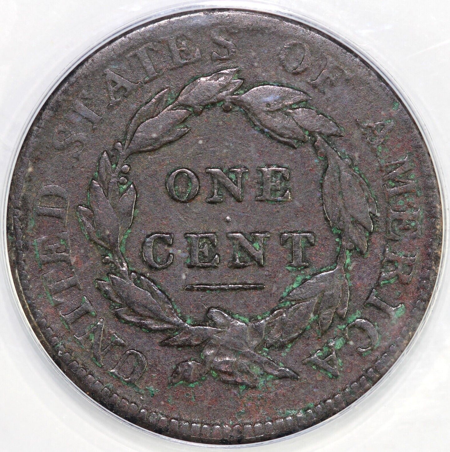 1812 1c Classic Head Large Cent ANACS VF 20 DETAILS CORRODED