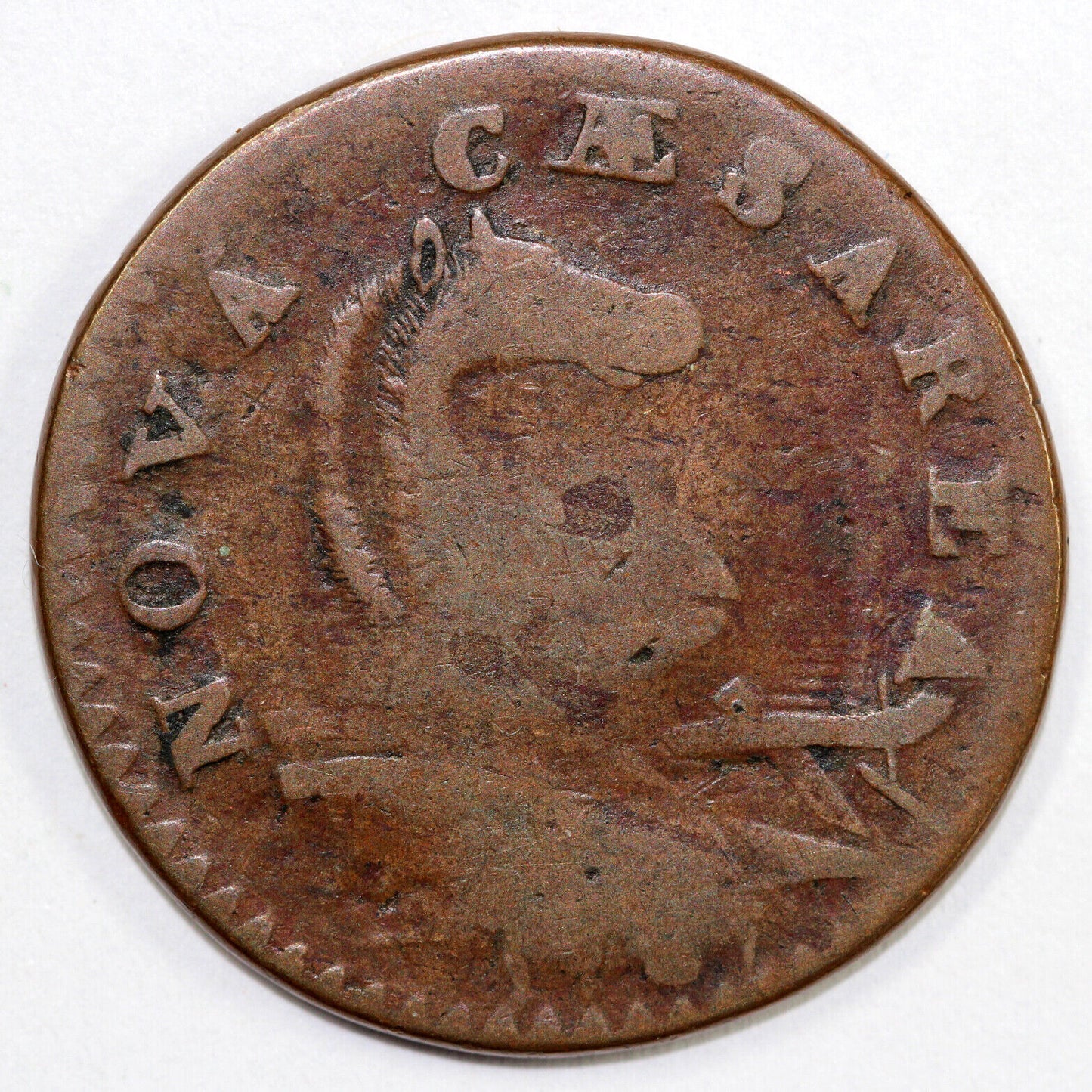 1787 M.46-e New Jersey Colonial Copper Coin