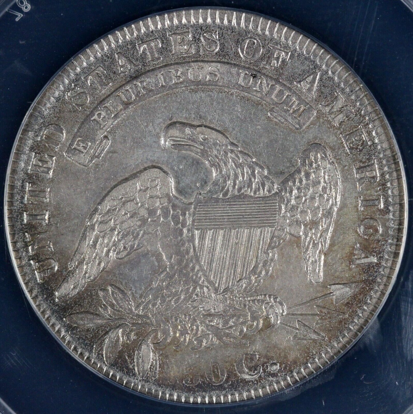 1834 50c Capped Bust Half Dollar ANACS EF 40 DETAILS CLEANED