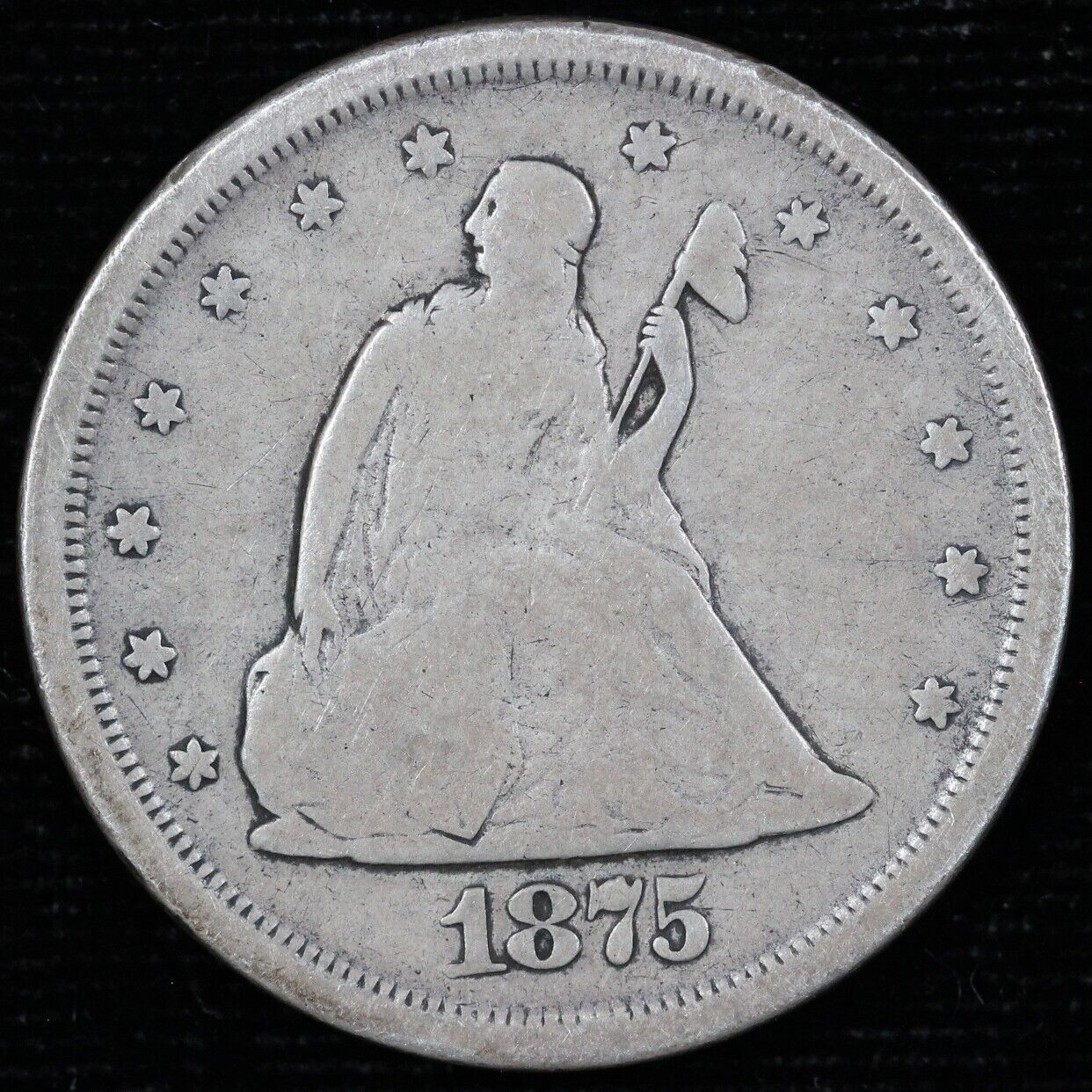 1875-S 20c Seated Liberty Twenty Cent Piece