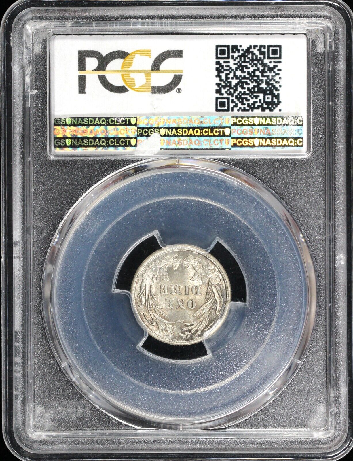1911 10c Barber Dime PCGS MS 64