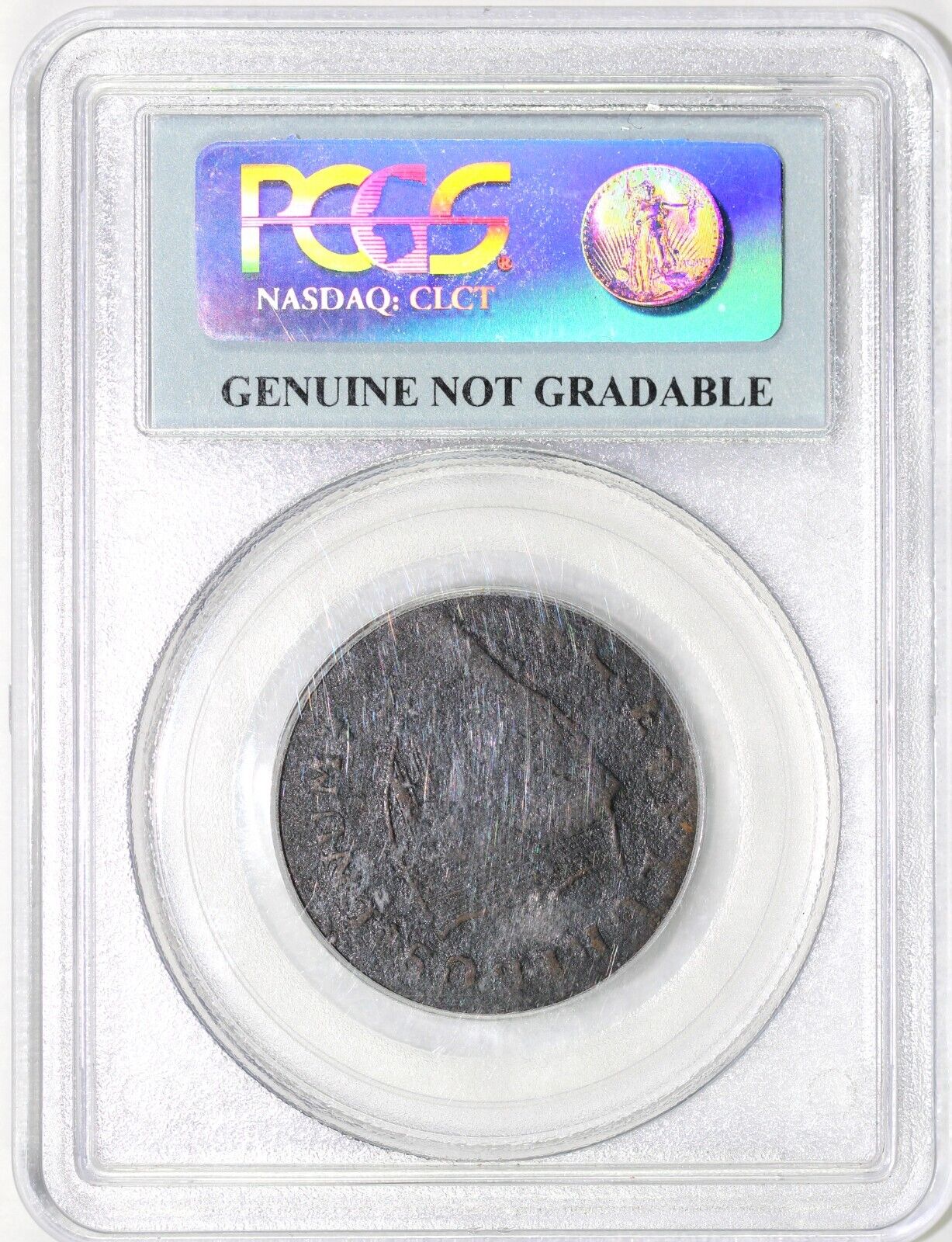 1788 1c Running Fox New Jersey Colonial Coin PCGS GENUINE