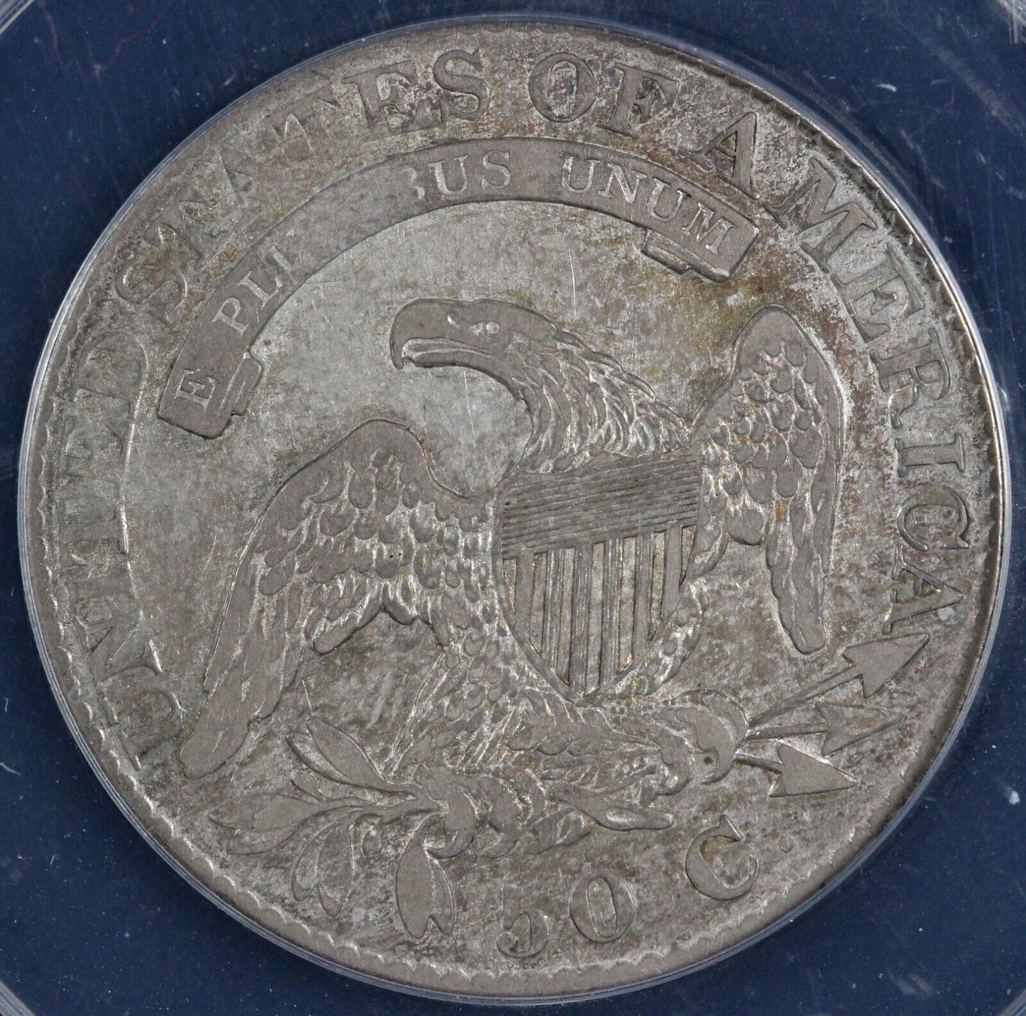 1826 50c Capped Bust Half Dollar ANACS VF 35 DETAILS CLEANED