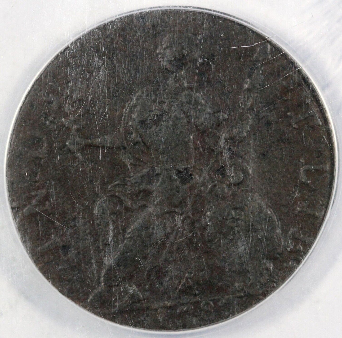 1787 1/2p W-2810 Connecticut Mailed Bust Left Colonial ANACS VF 25 Details