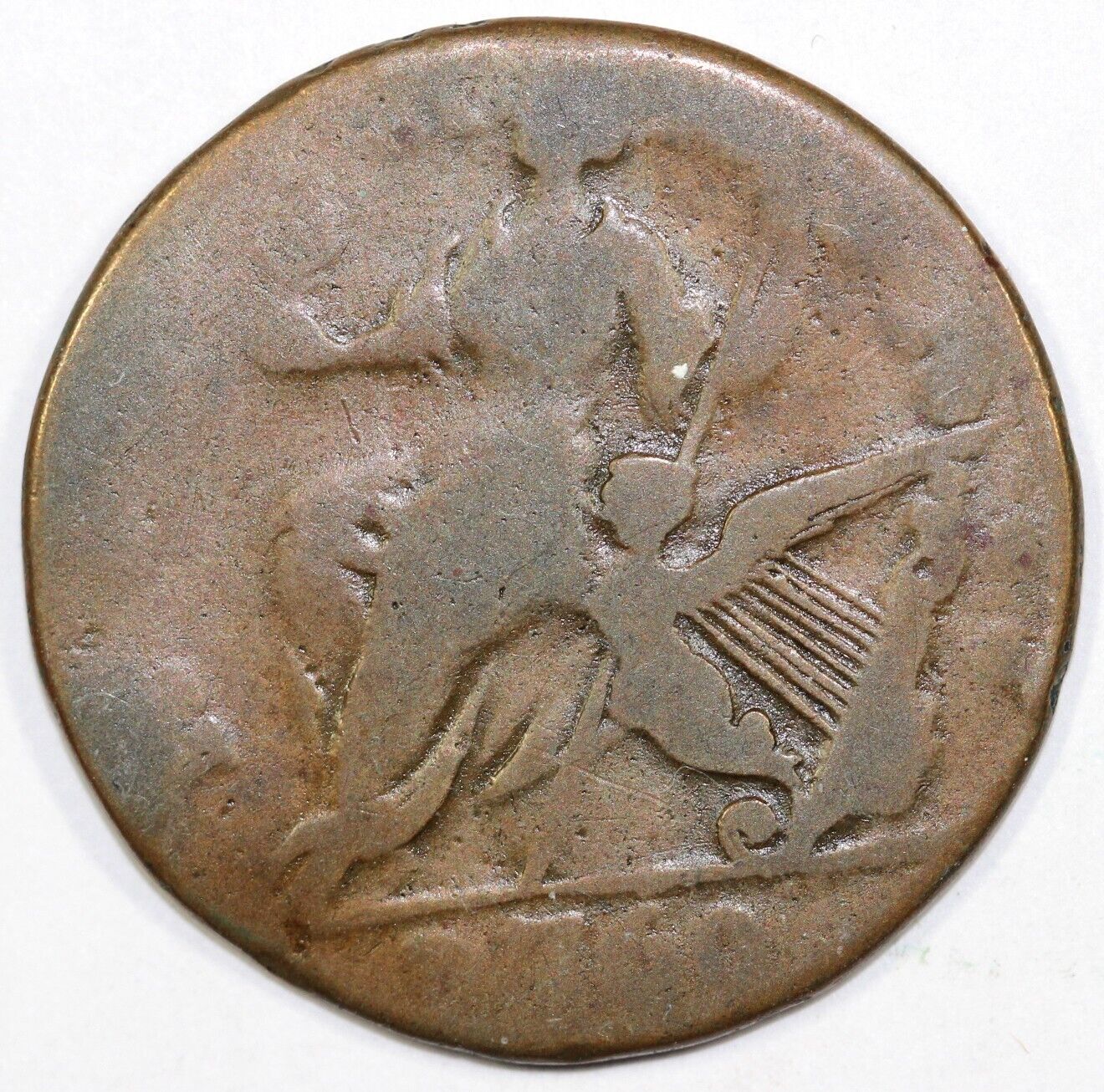 1760 1c N-15 Voce Populi Colonial Copper Coin