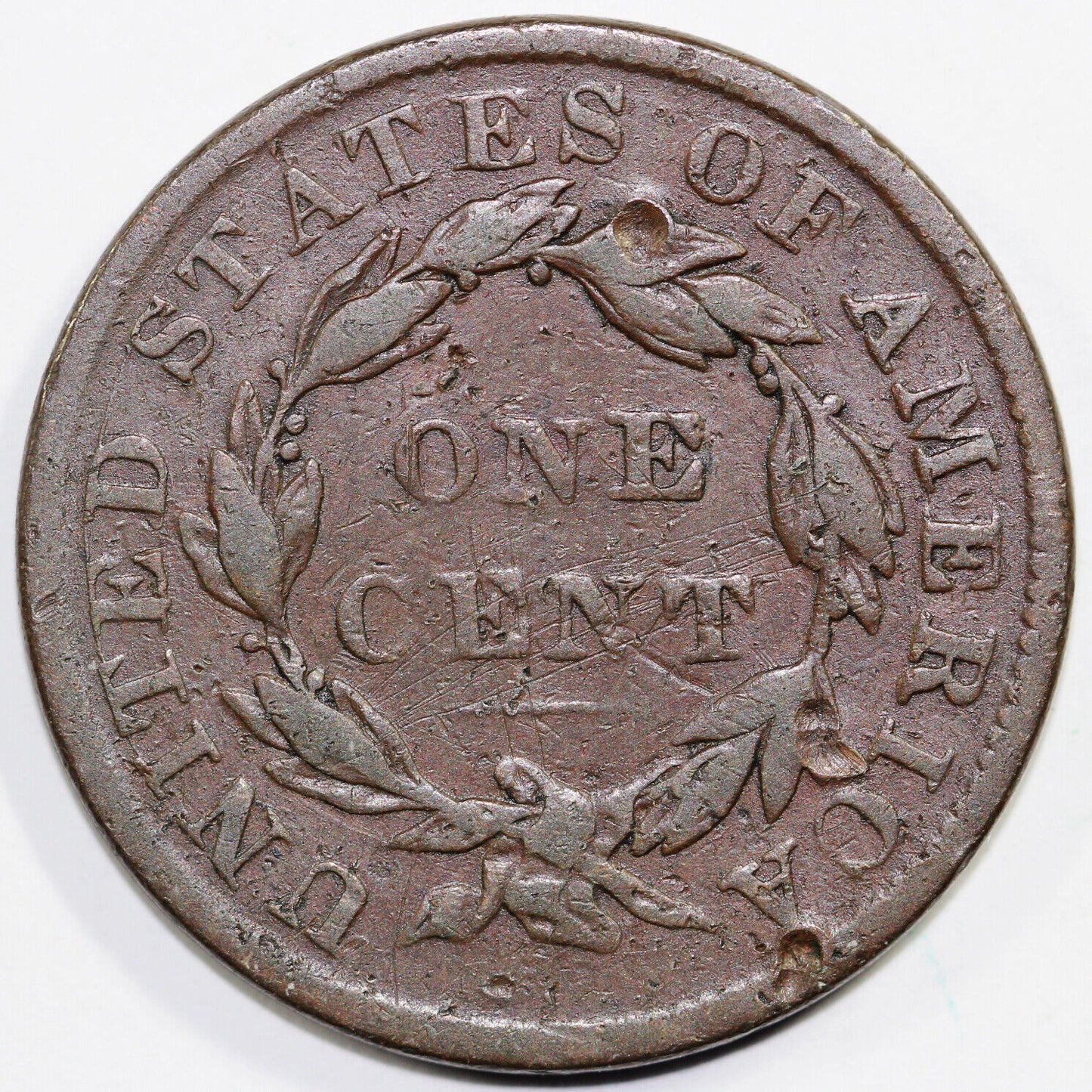 1835 1c N-4 Matron Head Large Cent