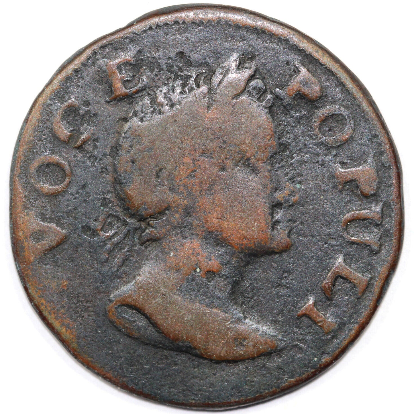 1760 "1700" N-6 Voce Populi Colonial Copper Coin