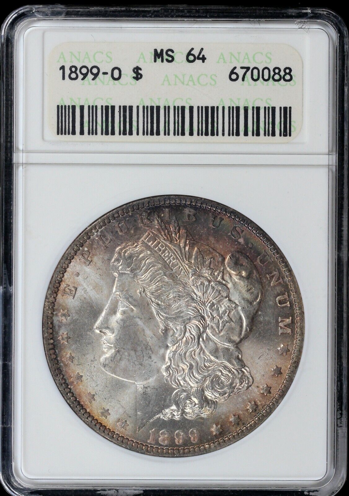1899-O $1 Morgan Dollar ANACS MS 64 Vam - 2 Closed 9's