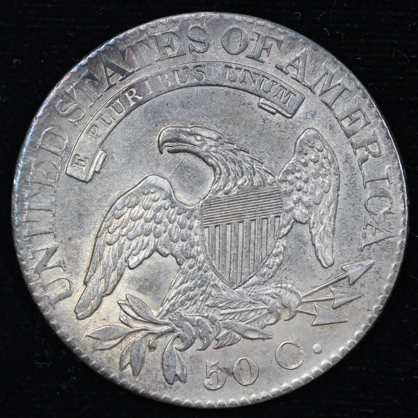 1825 50c Capped Bust Half Dollar *Double Profile*