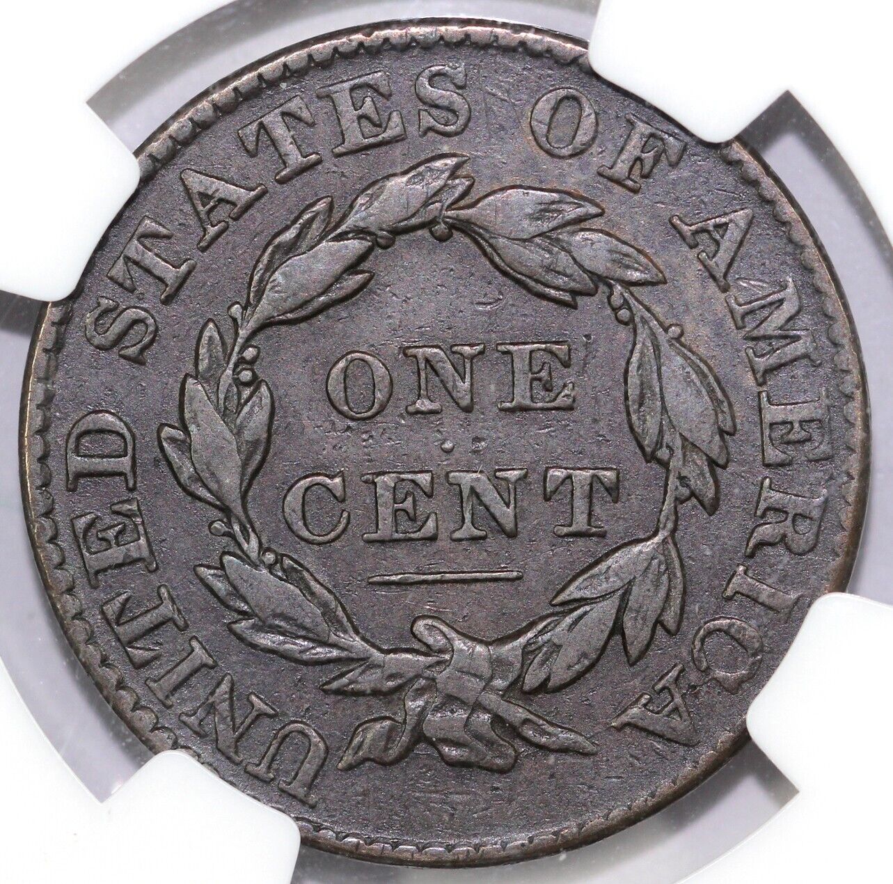 1828 1c N-12 Large Date Matron Head Large Cent NGC VF 30 EX; Jules Reiver